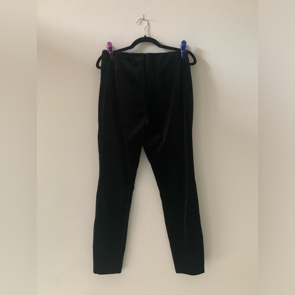 Lysse Black Velvet Leggings